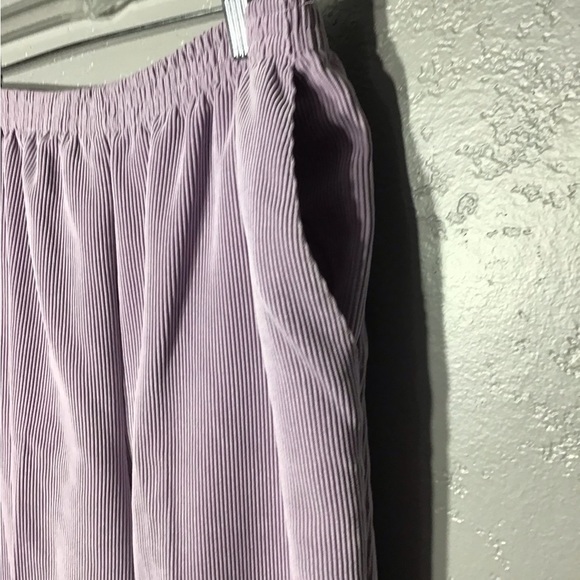 Alfred Dunner Womens Corduroy Pants Color Lavender Vintage Sz 12P Retro 1980s-90 - Picture 4 of 9